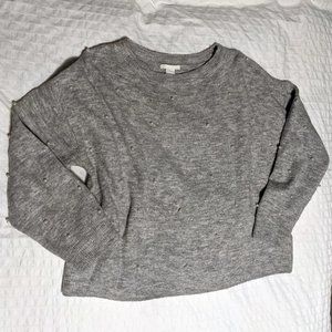H&M PEARL CREWNECK SWEATER
